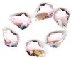 1 16x11mm Light Amethyst Swarovski Baroque Pendant